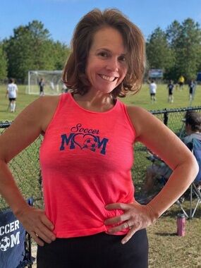 Tank Top Soccer Mom Size Small, Gifts For Mom, Mother’s Day, Game Day Attire.